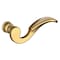 Baldwin Lever Lifetime Satin Brass Door Levers Lifetime Satin Brass 5152 5152.044.MR - alternate 1